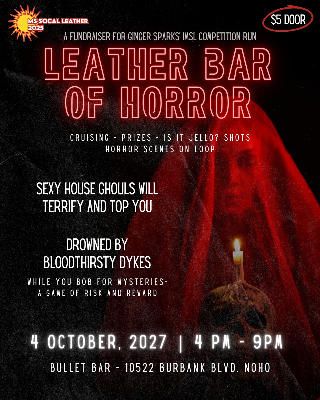 MS. SoCal Leather 2025 presents - Leather Bar of Horror